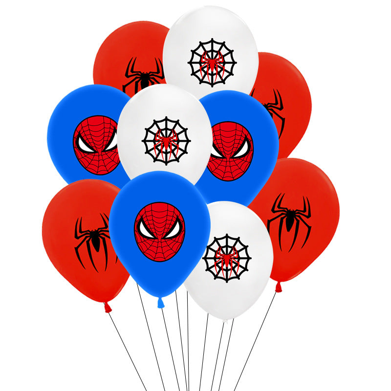 10pcs 12inch MARVEL Super Hero Spiderman Balloon