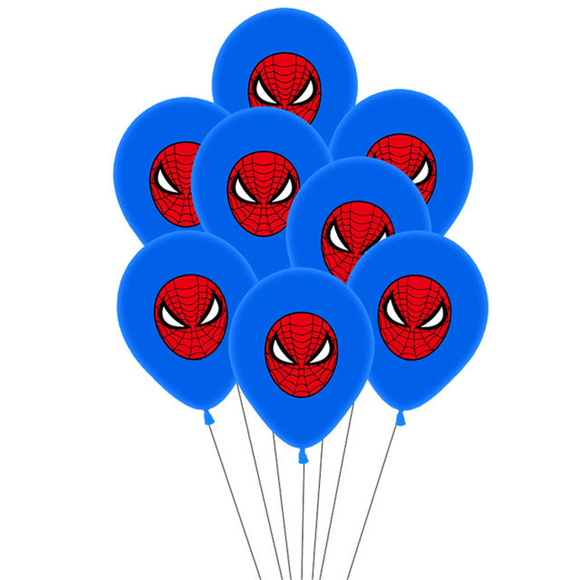 10pcs 12inch MARVEL Super Hero Spiderman Balloon