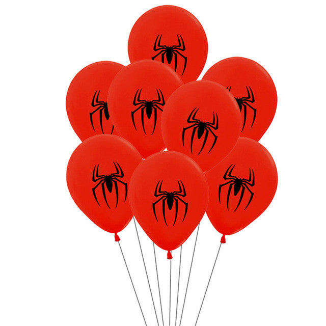10pcs 12inch MARVEL Super Hero Spiderman Balloon