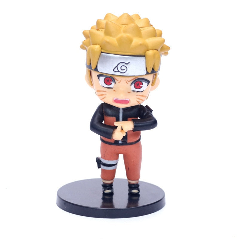 Naruto Figure Figurine Q Version Doll Model Toys Kakashi Itachi Naruto Anime Statue