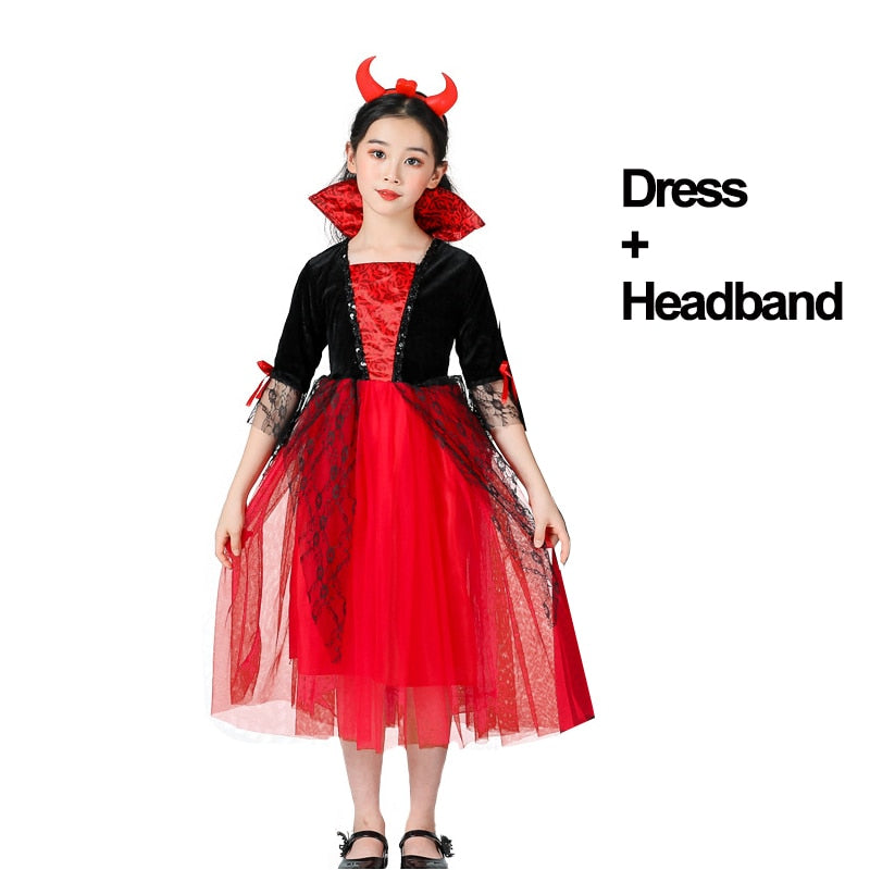 Girls Halloween Witch Costume