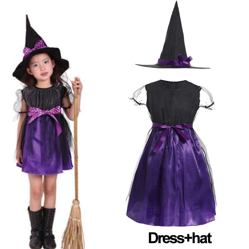 Girls Halloween Witch Costume