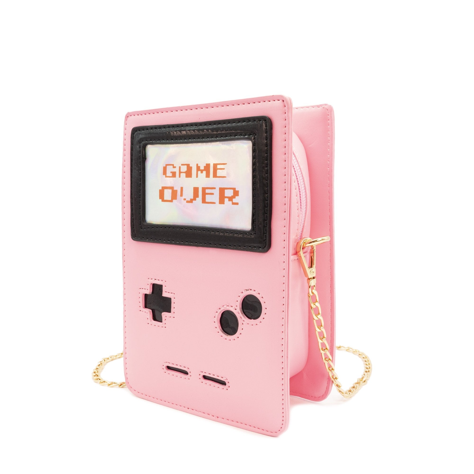 Retro 8-Bit Gamer Handbag Pink