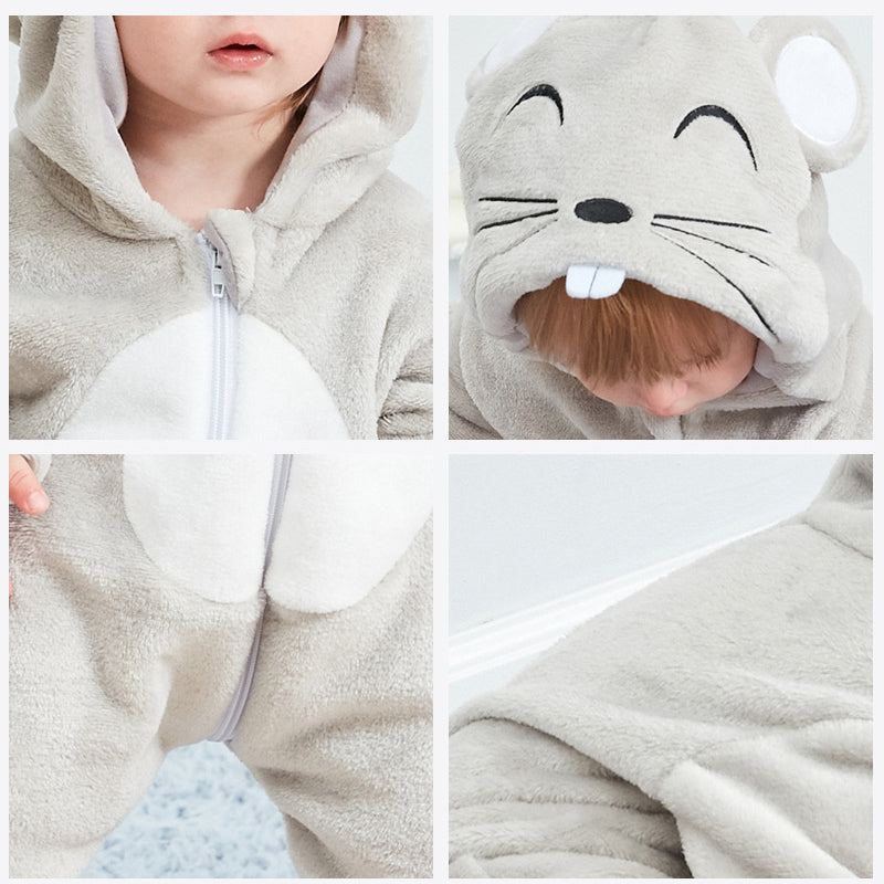 Animal Cartoon Romper Hooded Lion Monkey Toddler Cosplay Clothes