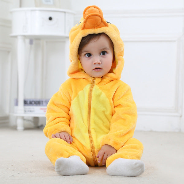 Animal Cartoon Romper Hooded Lion Monkey Toddler Cosplay Clothes