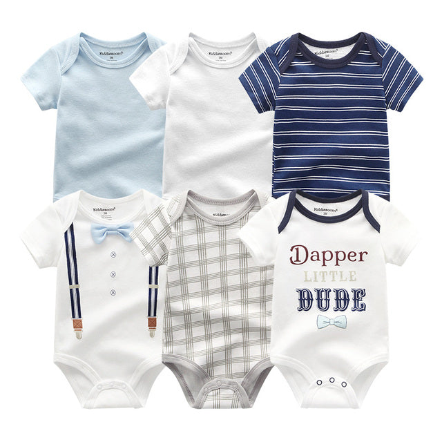 Newborn Cotton Outfits Jumpsuit 6Pcs/Lot Suit