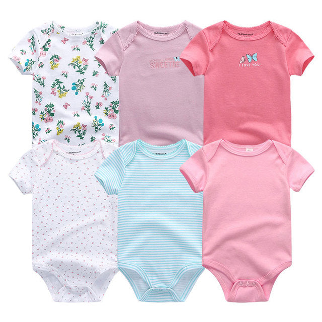 Newborn Cotton Outfits Jumpsuit 6Pcs/Lot Suit