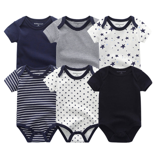 Newborn Cotton Outfits Jumpsuit 6Pcs/Lot Suit