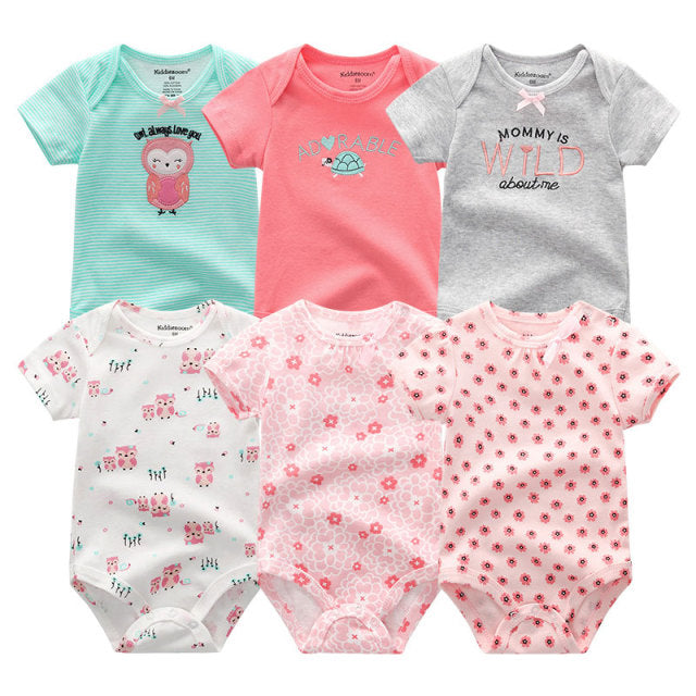 Newborn Cotton Outfits Jumpsuit 6Pcs/Lot Suit