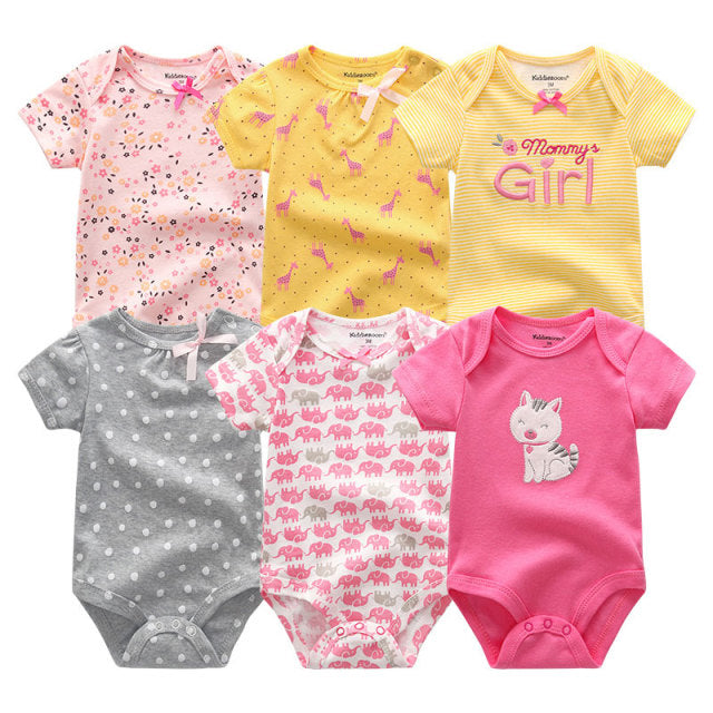 Newborn Cotton Outfits Jumpsuit 6Pcs/Lot Suit