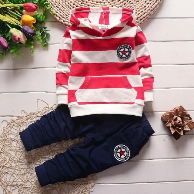 Autumn Spring Cotton Tracksuits Denim Set