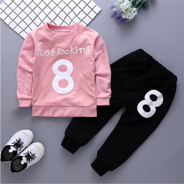 Autumn Spring Cotton Tracksuits Denim Set