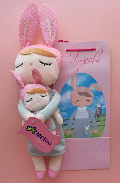 2 PCS Original Metoo Plush Toy Cute Rabbit Beautiful Angela Stuffed Doll