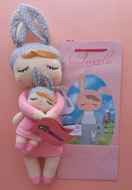 2 PCS Original Metoo Plush Toy Cute Rabbit Beautiful Angela Stuffed Doll