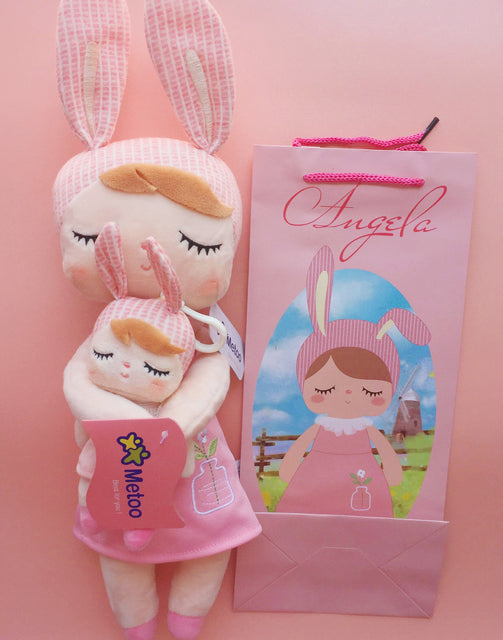 2 PCS Original Metoo Plush Toy Cute Rabbit Beautiful Angela Stuffed Doll