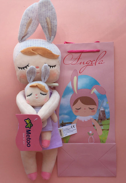 2 PCS Original Metoo Plush Toy Cute Rabbit Beautiful Angela Stuffed Doll