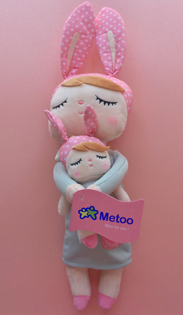 2 PCS Original Metoo Plush Toy Cute Rabbit Beautiful Angela Stuffed Doll