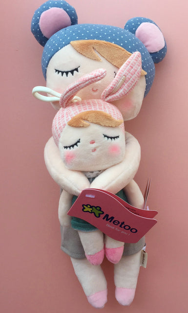 2 PCS Original Metoo Plush Toy Cute Rabbit Beautiful Angela Stuffed Doll