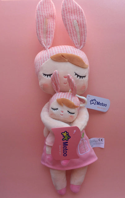 2 PCS Original Metoo Plush Toy Cute Rabbit Beautiful Angela Stuffed Doll