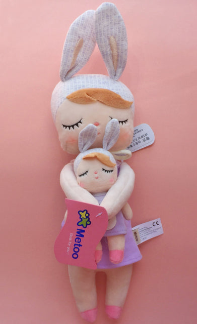 2 PCS Original Metoo Plush Toy Cute Rabbit Beautiful Angela Stuffed Doll