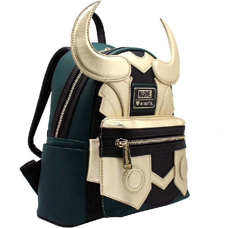 Disney Marvel Loki Thor Model PU leather Backpack