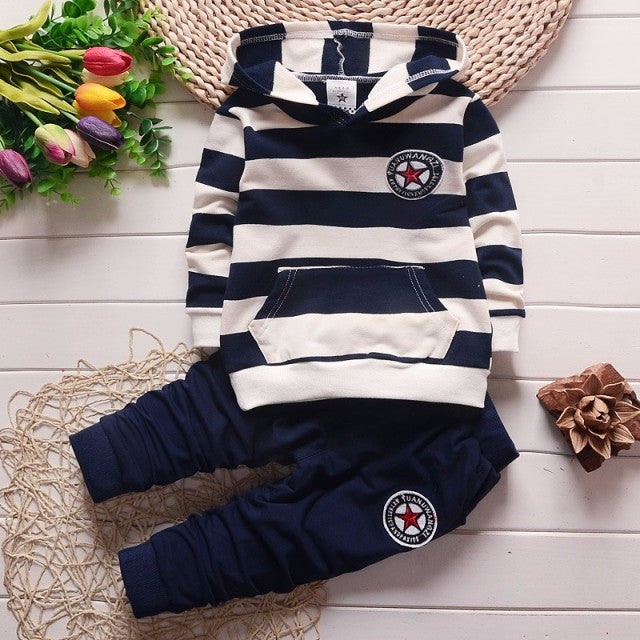 Autumn Spring Cotton Tracksuits Denim Set