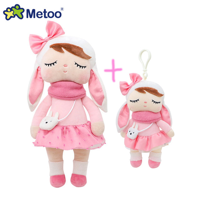 2 PCS Original Metoo Plush Toy Cute Rabbit Beautiful Angela Stuffed Doll