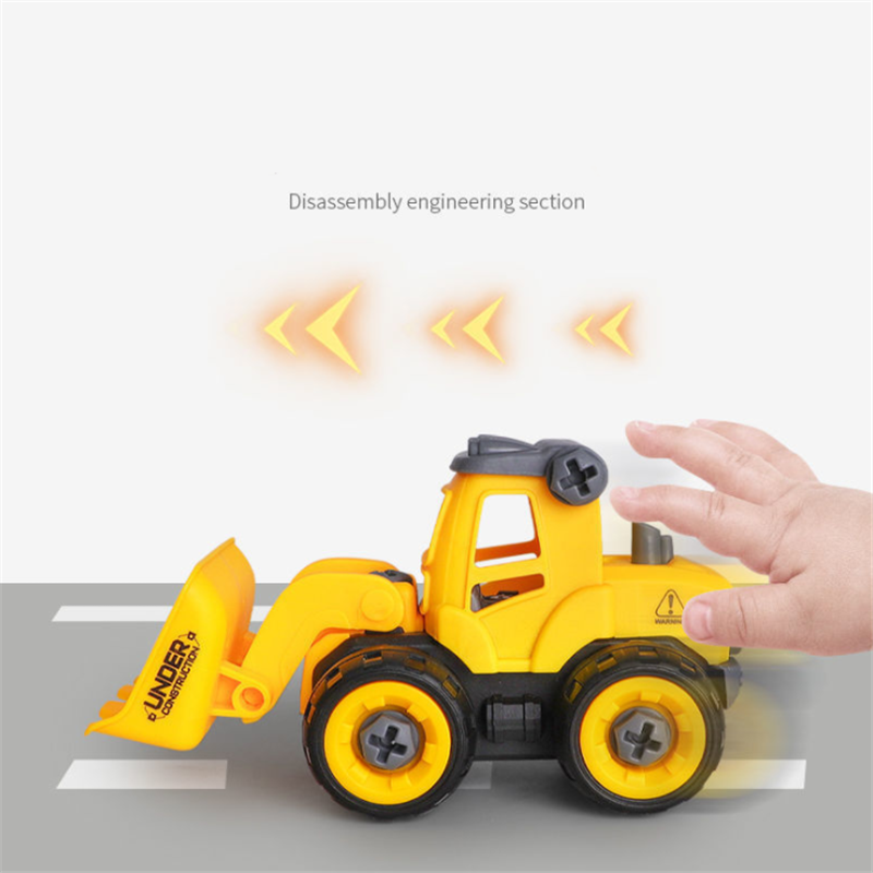 8 Style Engineering Vehicle Toys Plastic Construction Excavator Tractor Dump Truck Bulldozer Models