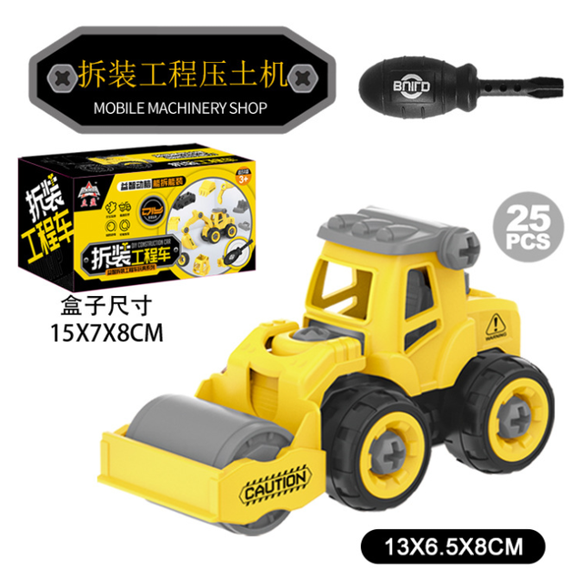 8 Style Engineering Vehicle Toys Plastic Construction Excavator Tractor Dump Truck Bulldozer Models