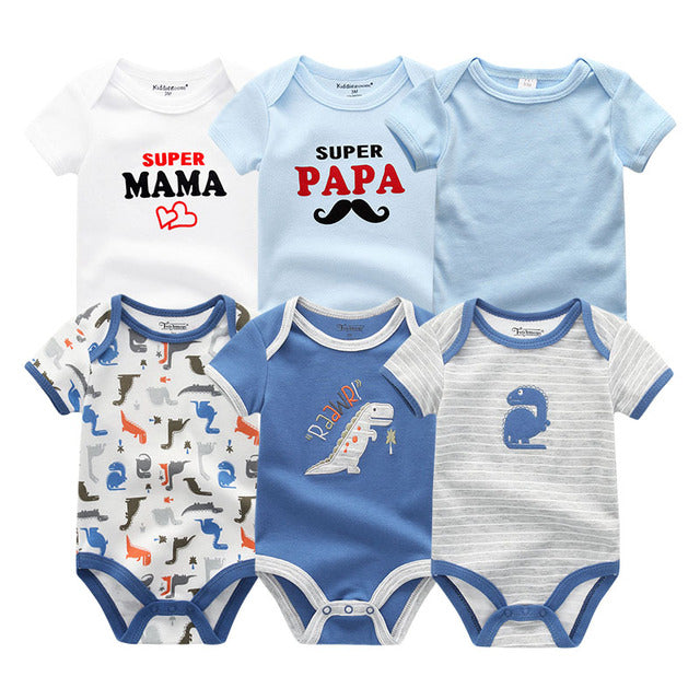 Newborn Cotton Outfits Jumpsuit 6Pcs/Lot Suit