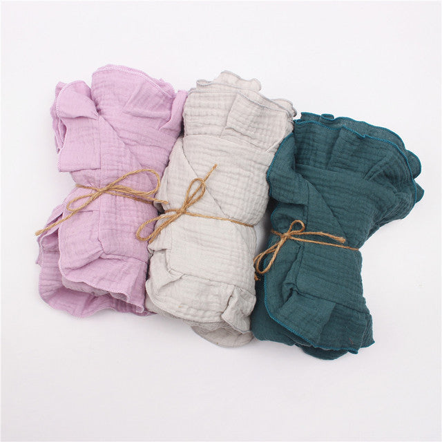 100% Organic 4 layer cotton swaddle blanket