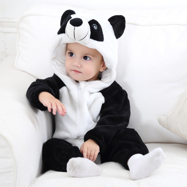 Animal Cartoon Romper Hooded Lion Monkey Toddler Cosplay Clothes