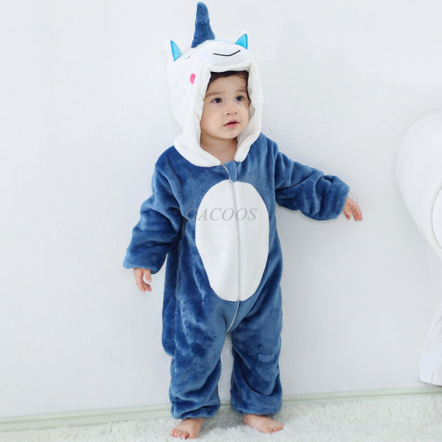 Animal Cartoon Romper Hooded Lion Monkey Toddler Cosplay Clothes