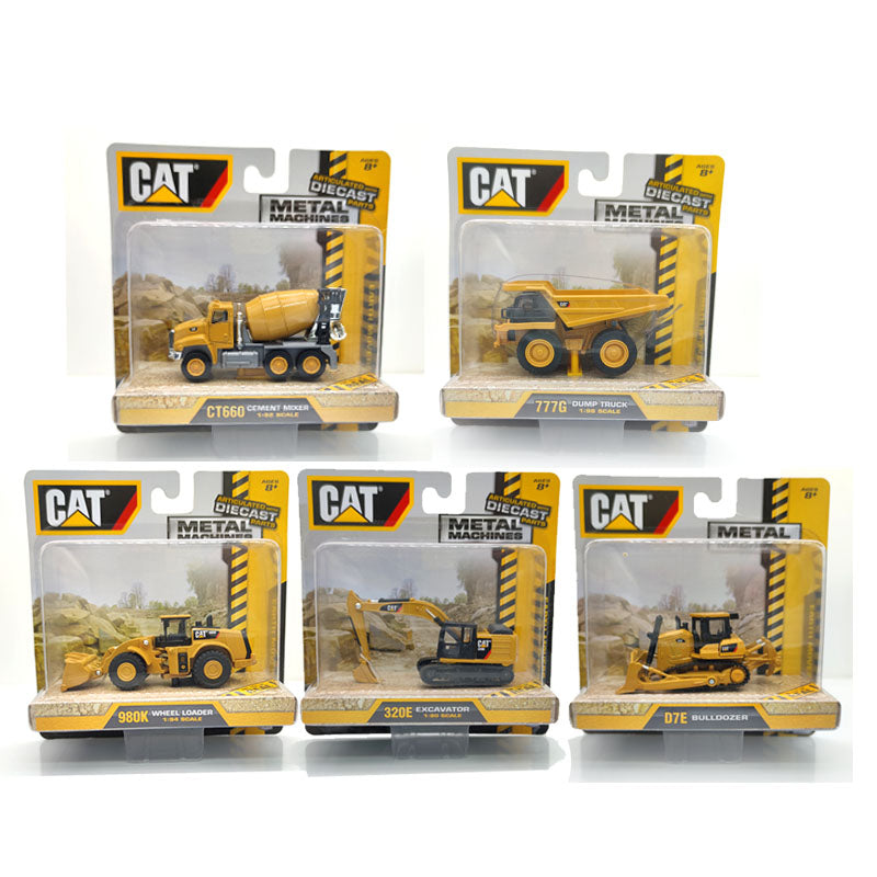 1:94 CAT Excavator Dump Truck Bulldozer Model