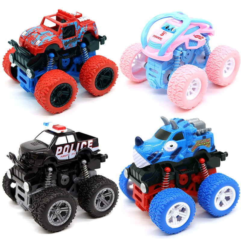 4 Wheels Monster Trucks Inertia Car