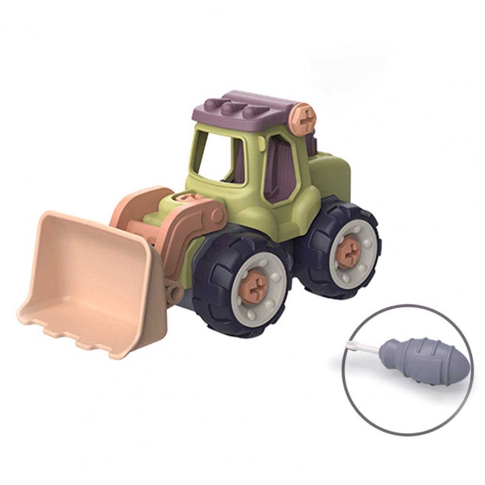 Creative Truck Loading Unloading Plastic DIY Truck Toy Assembly Engineering Car Set