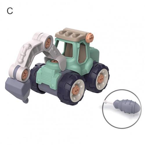 Creative Truck Loading Unloading Plastic DIY Truck Toy Assembly Engineering Car Set