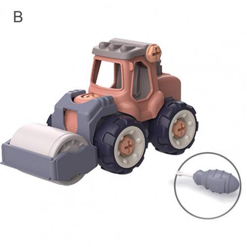 Creative Truck Loading Unloading Plastic DIY Truck Toy Assembly Engineering Car Set