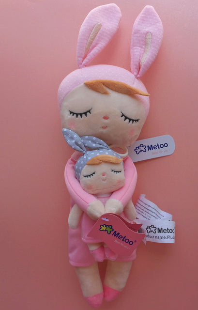 2 PCS Original Metoo Plush Toy Cute Rabbit Beautiful Angela Stuffed Doll