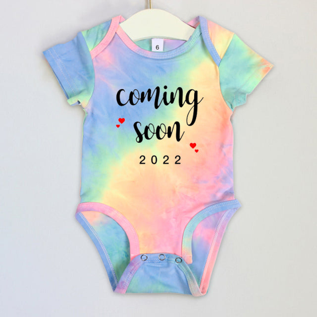 Baby Announcement 2022 Newborn Baby Bodysuits Romper