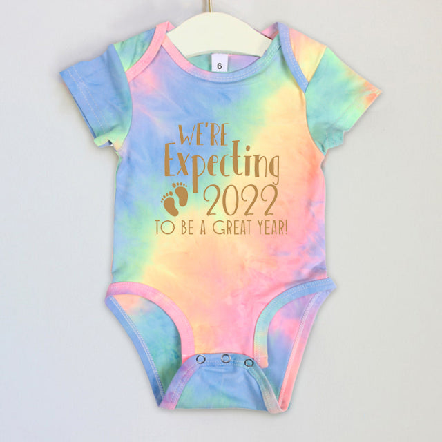 Baby Announcement 2022 Newborn Baby Bodysuits Romper