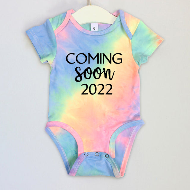 Baby Announcement 2022 Newborn Baby Bodysuits Romper