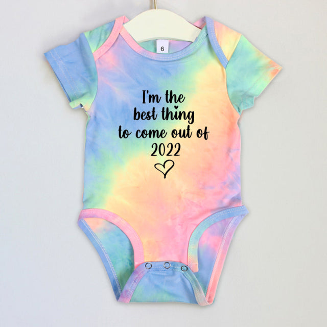 Baby Announcement 2022 Newborn Baby Bodysuits Romper