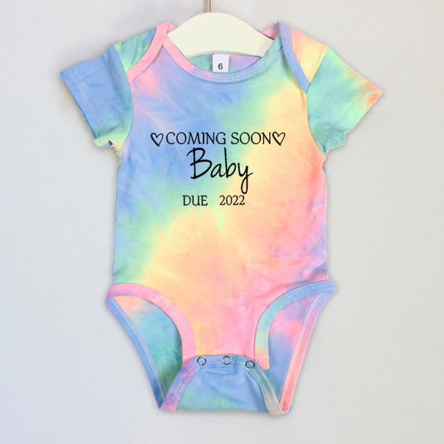 Baby Announcement 2022 Newborn Baby Bodysuits Romper