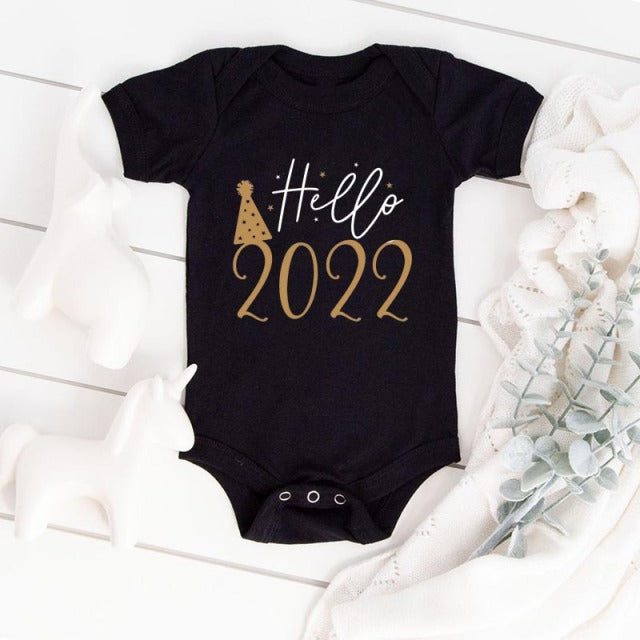 Baby Announcement 2022 Newborn Baby Bodysuits Romper