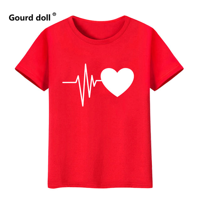 Heartbeat Outfits Family Matching T-shirt