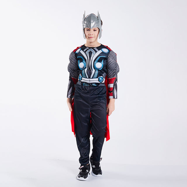 Marvel Avengers Children Halloween Costume Superhero Cosplay Costume with Mask