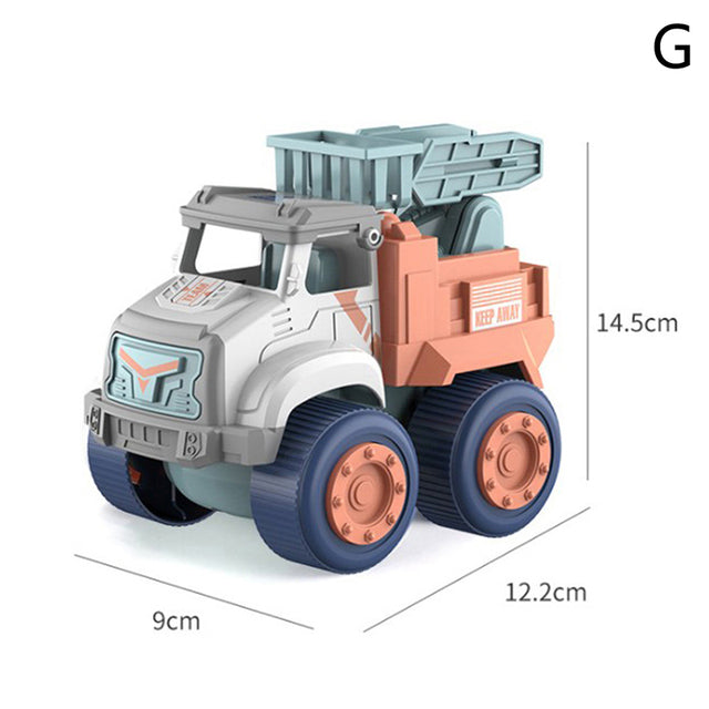 Kid Simulation Engineering Car Excavator Tractor Dump Truck