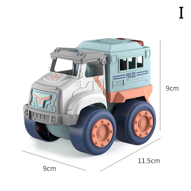 Kid Simulation Engineering Car Excavator Tractor Dump Truck