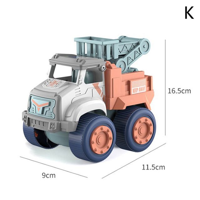 Kid Simulation Engineering Car Excavator Tractor Dump Truck